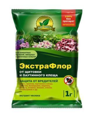 ЭкстраФлор от щитовки и паутинного клеща пакет 1г в интернет гипермаркете «Планета Лета». Фото