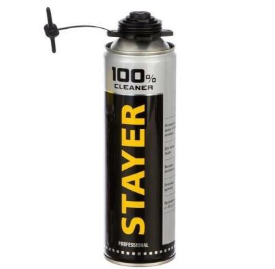Очиститель STAYER 100% CLEANER монтажной пены 41139 в интернет гипермаркете «Планета Лета». Фото