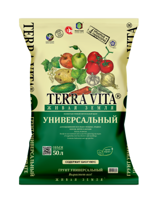 Грунт универсальный с перлитом Terra Vita 50л в интернет гипермаркете «Планета Лета». Фото