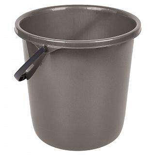 Ведро 12 л Rock'n'Roll антрацит в интернет гипермаркете «Планета Лета». Фото
