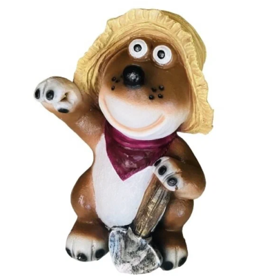 Фигура Крот в шляпе маленький Н-34см в интернет гипермаркете «Планета Лета». Фото