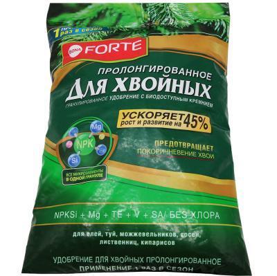 Удобрение БФ гранулир. пролонгированное Хвойное с биодоступным кремнием, пакет 2,5 кг в интернет гипермаркете «Планета Лета». Фото