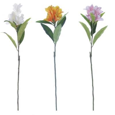 Цветок искусственный Плюмерия H84 см 3в. в интернет гипермаркете «Планета Лета». Фото