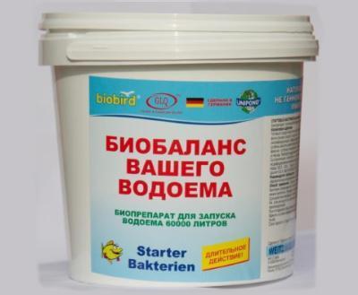 Биопрепарат "Starter Bakterien" для запуска водоема 375г в интернет гипермаркете «Планета Лета». Фото