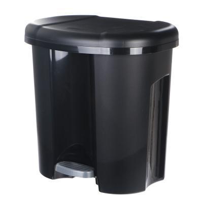 Ведро для мусора Rotho PASO двойное, черное, 20 л в интернет гипермаркете «Планета Лета». Фото