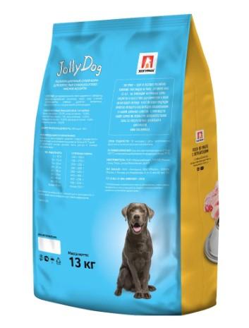 Сухой корм для собак ЗООГУРМАН Jolly Dog, для взрослых собак всех пород, Мясное ассорти, 13 кг  в интернет гипермаркете «Планета Лета». Фото Сухой корм для собак ЗООГУРМАН Jolly Dog, для взрослых собак всех пород, Мясное ассорти, 13 кг в интернет гипермаркете «Планета Лета». Фото