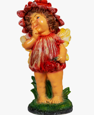 Фигура Девочка с цветочком с крылышками Н-49см в интернет гипермаркете «Планета Лета». Фото