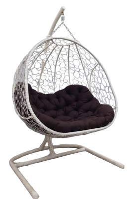 Подушка на кресло-кокон Дарина, коричневый в интернет гипермаркете «Планета Лета». Фото