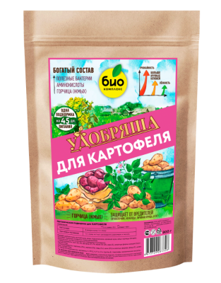 БИО-комплекс Удобрение органическое для картофеля, ТМ Удобряша 900г в интернет гипермаркете «Планета Лета». Фото