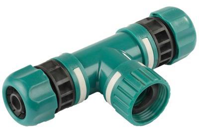 Тройник RACO Т - образный ORIGINAL наружная резьба 3/4" - шланг 1/2" - шланг 1/2" из ударопрочного п в интернет гипермаркете «Планета Лета». Фото