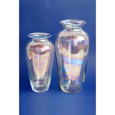 Ваза "Мальвина Люстр" (стекло) D14,8xH28,5 см в интернет гипермаркете «Планета Лета». Фото