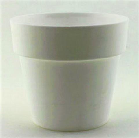 Горшок Протея с п/д белый, d11;h10, 0,7л, ПР 11-10 в интернет гипермаркете «Планета Лета». Фото