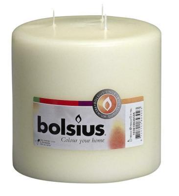Свеча Болсус столбик большой 150х150 Кремовый в интернет гипермаркете «Планета Лета». Фото