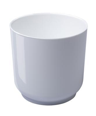 Кашпо Дельта d19, h18см, 4,4л белый Д19-10 в интернет гипермаркете «Планета Лета». Фото