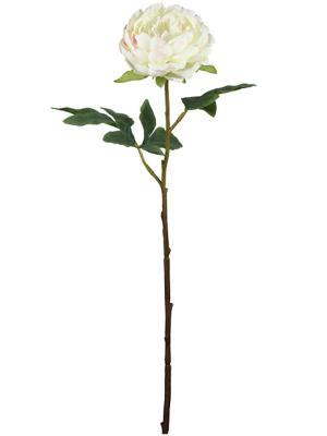 Цветок искусственный Пион, 61см Белый в интернет гипермаркете «Планета Лета». Фото