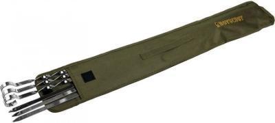 Набор шампуров плоских BOYSCOUT 60см 6шт в чехле /12 61329 в интернет гипермаркете «Планета Лета». Фото