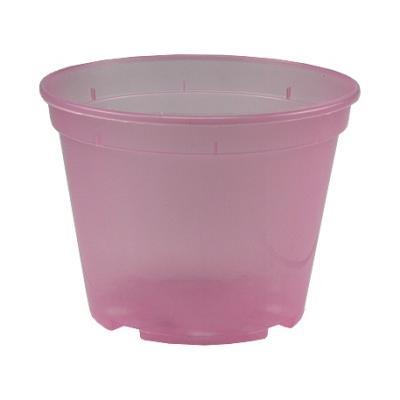 Вазон дренажный д/орхидей круг., розовый-прозрач., 16*12, 1,7л, 33025 в интернет гипермаркете «Планета Лета». Фото