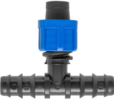 Тройник переходной с трубки капельного полива на капельную ленту (d 16) в интернет гипермаркете «Планета Лета». Фото