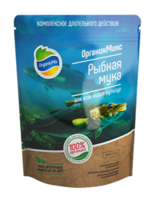 Рыбная мука ОрганикМикс 850г в интернет гипермаркете «Планета Лета». Фото