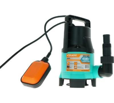 Насос погружной дренажный Sturm! ДЛЯ ГРЯЗНОЙ ВОДЫ 450Вт,ЧАСТ.ДО 35ММ,142л/мин,напор 6м,WP97140P в интернет гипермаркете «Планета Лета». Фото