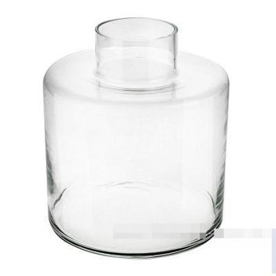 Ваза "Бутылочная" (стекло) D16xH18cм в интернет гипермаркете «Планета Лета». Фото