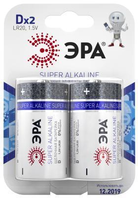 Батарейки ЭРА LR20-2BL (12/96/3168), 2шт в интернет гипермаркете «Планета Лета». Фото