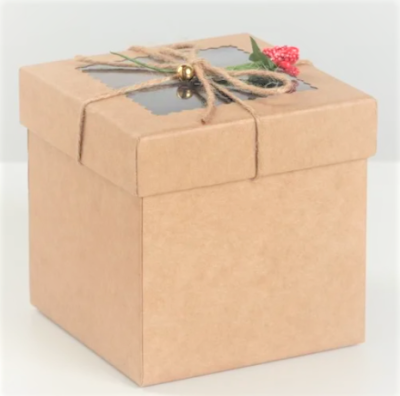 Коробка подарочная с крышкой, 11,5x11,5xH11,5 см в интернет гипермаркете «Планета Лета». Фото