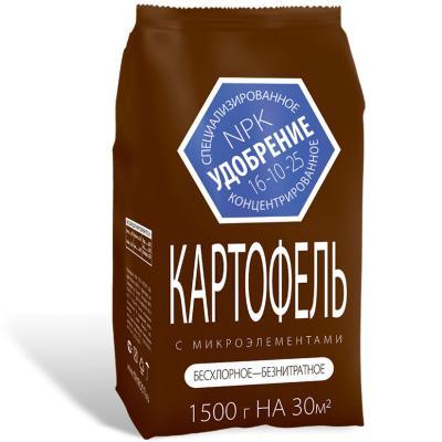 Удобрение для картофеля У ВСЕХ АГРОУСПЕХ с микроэлементами, минеральное 1,5кг