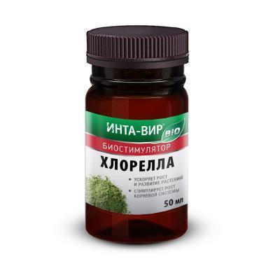 Стимулятор роста Хлорелла Инта Вир 50 мл в интернет гипермаркете «Планета Лета». Фото