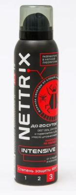NETTRIX Intensive Аэрозоль от комаров и клещей в интернет гипермаркете «Планета Лета». Фото