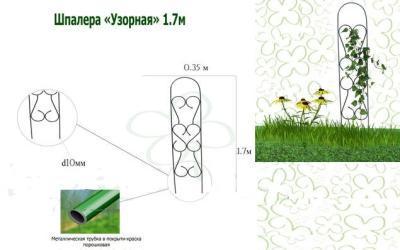 Шпалера «Узорная» 1.7м в интернет гипермаркете «Планета Лета». Фото