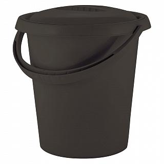 Ведро Rock'n'Roll 10 л антрацит в интернет гипермаркете «Планета Лета». Фото