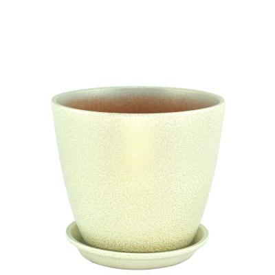 Горшок Бутон глянец мет.бел (ГЛ01/2) d15см, 2л в интернет гипермаркете «Планета Лета». Фото