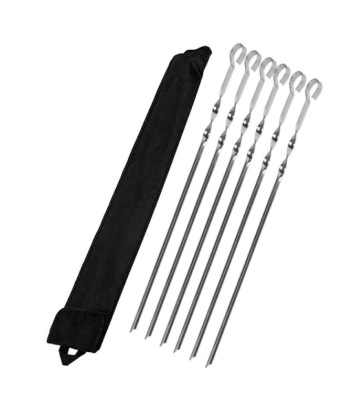 Набор шампуров угловых 450х10 (нержавеющая сталь) 6шт Я ВЫБРАЛ в интернет гипермаркете «Планета Лета». Фото