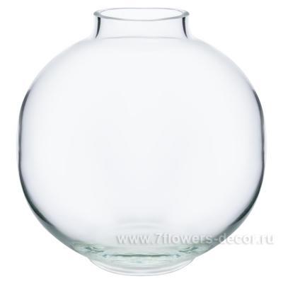 Ваза "ВЕНДЕРРА-3" (стекло) D21xH21cм в интернет гипермаркете «Планета Лета». Фото