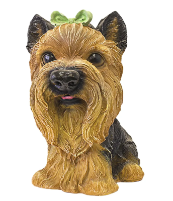 Фигура Собачка йоркширский терьер с бантиком в интернет гипермаркете «Планета Лета». Фото