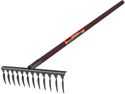 1004-12-ч БЦМ МОЛОДОСТЬ МОЯ Грабли 400х1300 мм, 12 витых зубьев, деревянный черенок в интернет гипермаркете «Планета Лета». Фото