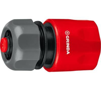 Соединитель GRINDA быстросъёмный PROLine TC-12A, 1/2" с автостопом из ударопрочного пластика с TPR 8 в интернет гипермаркете «Планета Лета». Фото