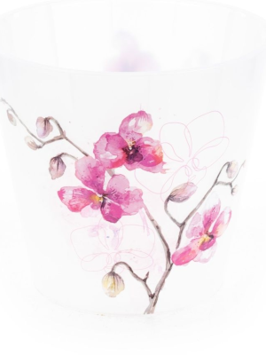 Горшок для цветов London Orchid Deco D160 мм 1,6л Белая орхидея в интернет гипермаркете «Планета Лета». Фото