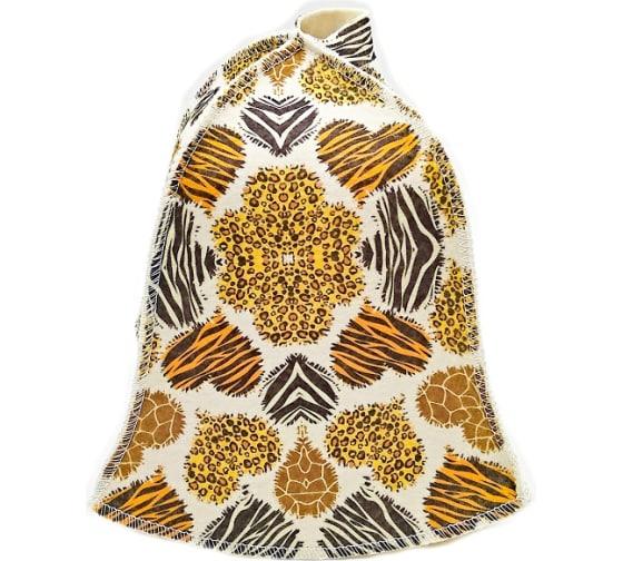 Шапка для бани "Сафари" TM ”Бацькина баня"/25 в интернет гипермаркете «Планета Лета». Фото