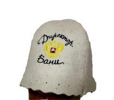 Шапка для бани Директор бани "Бацькина баня" в интернет гипермаркете «Планета Лета». Фото