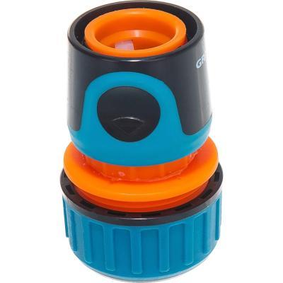 Соединитель GRINDA быстросъёмный PROLine TC-34A, 3/4", с автостопом из ударопрочного пластика с TPR в интернет гипермаркете «Планета Лета». Фото