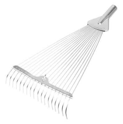 Грабли Веерные 18-зубые проволочные усиленные раздвижные цинк `Урожайная сотка` ML6113 в интернет гипермаркете «Планета Лета». Фото