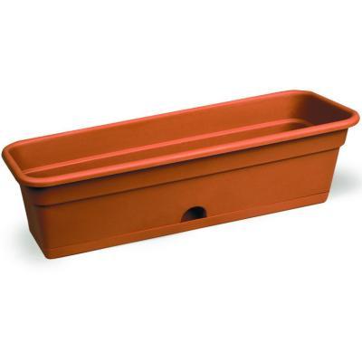 Балконное кашпо ДАР с п/д 60*20*17см 12л терракот 15169 в интернет гипермаркете «Планета Лета». Фото