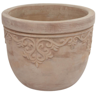 Кашпо Nobilis Marco "D-mterra Lily Round", (терракота), D31хН28 см в интернет гипермаркете «Планета Лета». Фото