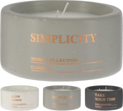 Свеча в чаше 13х13х6,5 см AAE324240 в интернет гипермаркете «Планета Лета». Фото