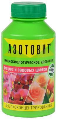 Биоудобрение Азотовит для роз и садовых цветов 0,22 л. в интернет гипермаркете «Планета Лета». Фото