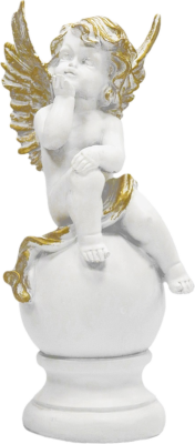 Фигура Ангел на шаре малый Н-33см в интернет гипермаркете «Планета Лета». Фото