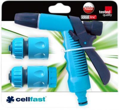 Ороситель Cellfast пистолетный 1/2” ORION BASIC комплект соед 50-530 в интернет гипермаркете «Планета Лета». Фото