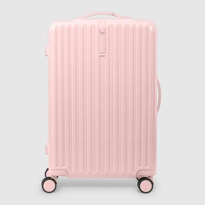 Чемодан Zhongshan Silk розовый 46х27х67 см в интернет гипермаркете «Планета Лета». Фото
